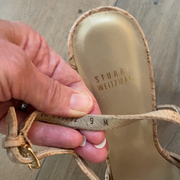 Stuart Weitzman Cork High Heels- Size 9 - Picture 5 of 16